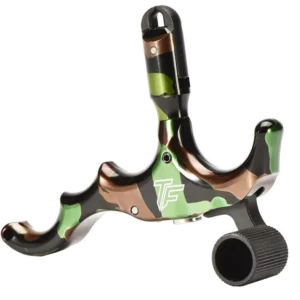Tru-Fire Edge 4-Finger Aluminum Hand Held Camo Archery Bow Release